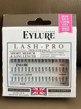 Eylure Lash-Pro Individual Lashes - Black (Short, Medium & Long)